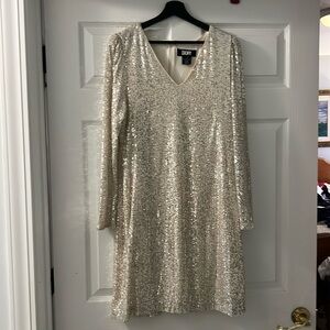 Shimmer and  sparkle cocktail dress